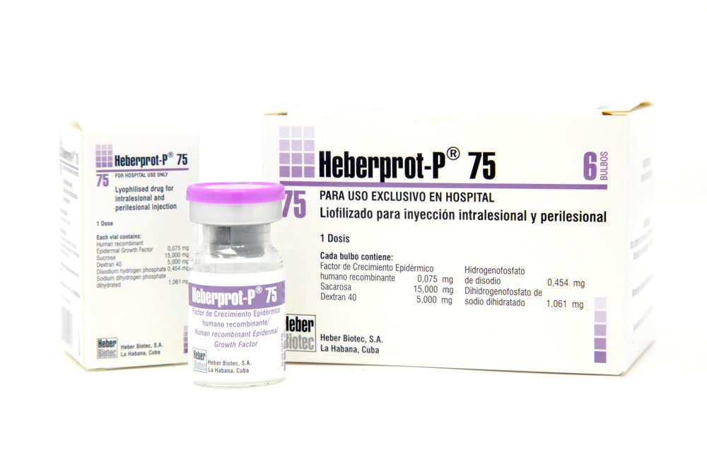 Pie DiabÉtico Heberprot P® 75 Orqymsa 8150